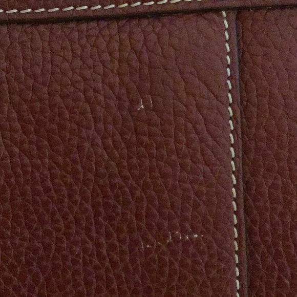 Dooney and Bourke Small Lexington Shopper EUC Beautiful Red - Picture 9 of 12